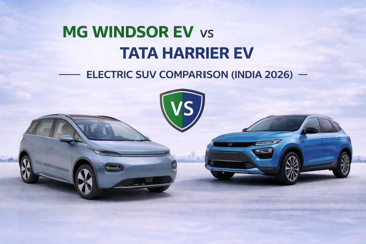                                            Electric SUV Battle: Windsor EV vs Harrier EV